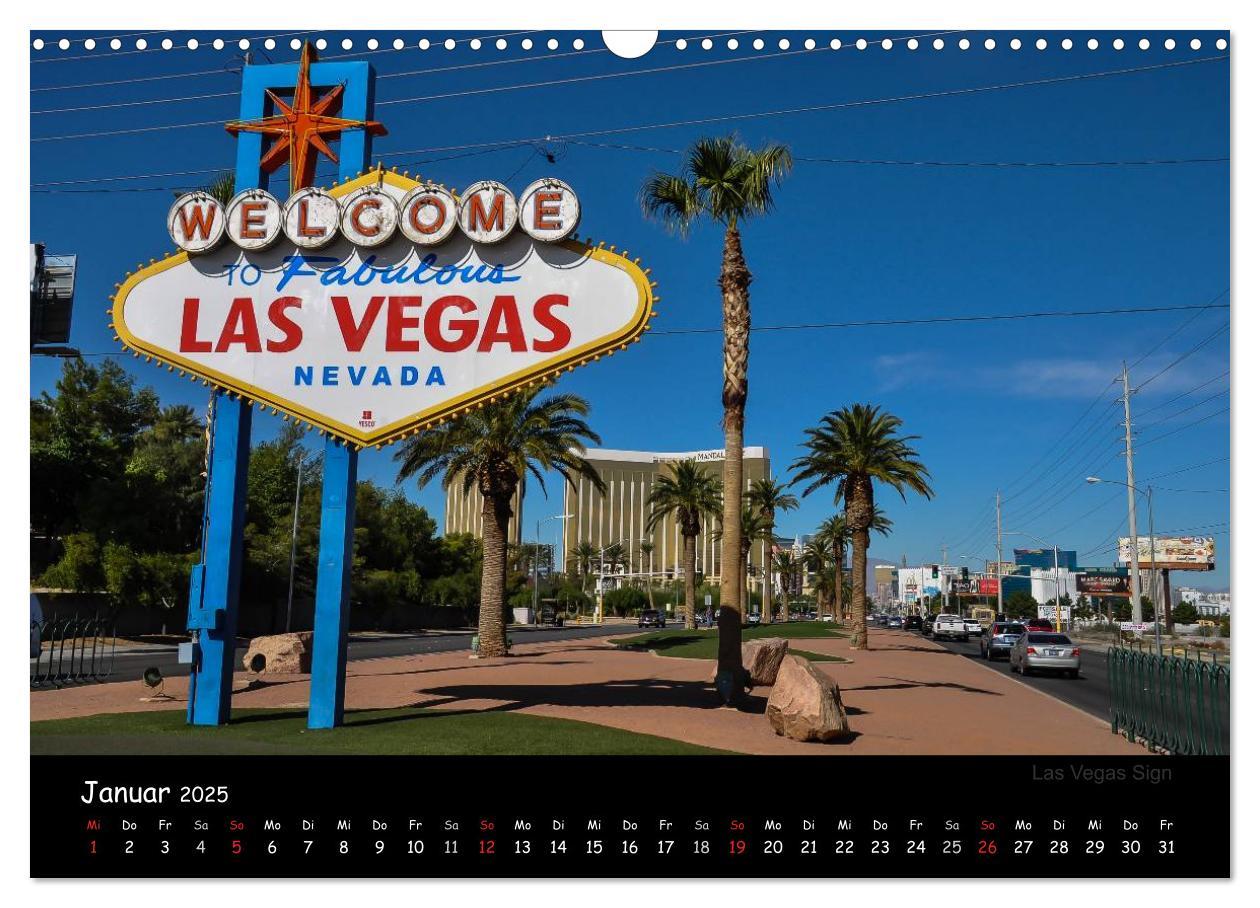 Bild: 9783435718696 | Rundreise Kalifornien mit Las Vegas (Wandkalender 2025 DIN A3...