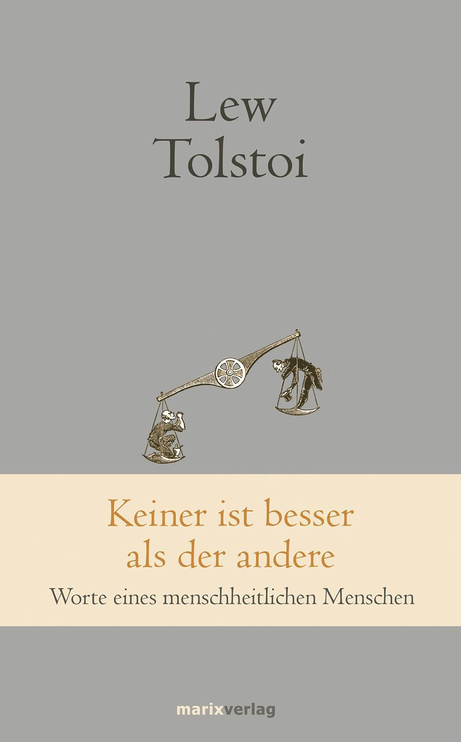 Cover: 9783737411080 | Keiner ist besser als der andere | Lew Tolstoi | Buch | Deutsch | 2019