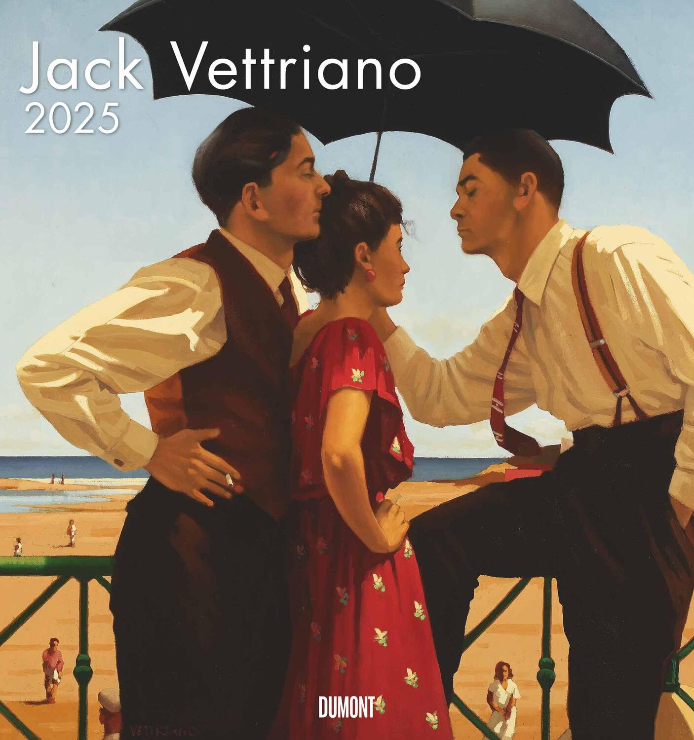 Cover: 4250809653228 | DUMONT - Jack Vettriano 2025 Wandkalender, 45x48cm, Kunstkalender...