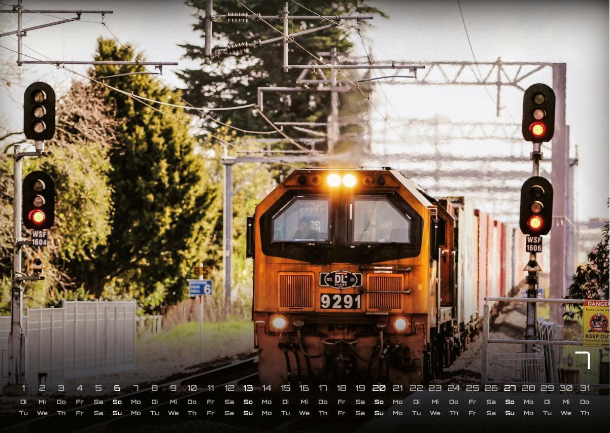 Bild: 9783986734503 | Eisenbahn - faszinierende Bahnwelt - 2025 - Kalender DIN A3 | de