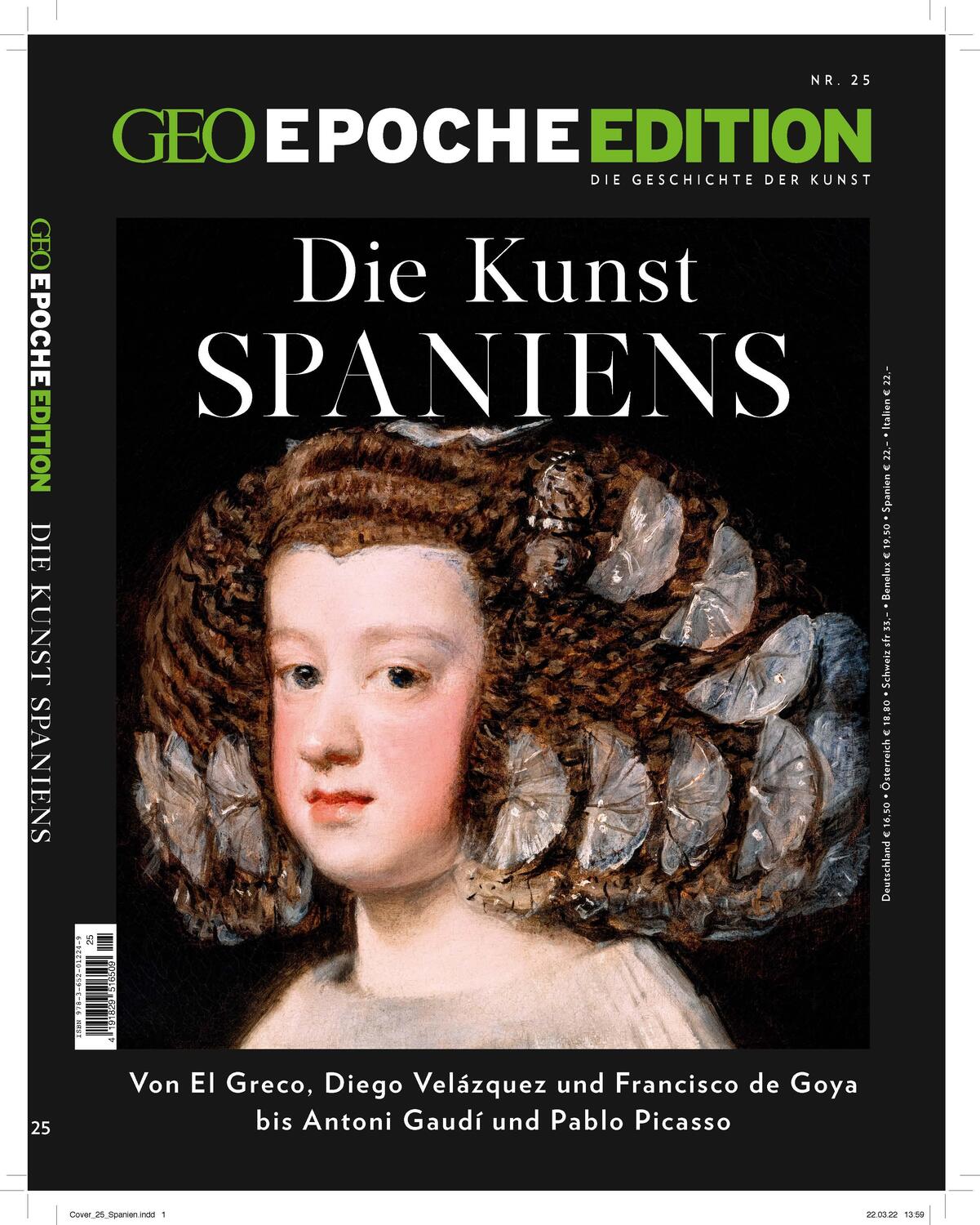 Cover: 9783652012249 | GEO Epoche Edition 25/2022 - Die Kunst Spaniens | Schröder (u. a.)