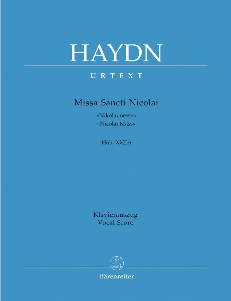 Cover: 9790006520497 | Missa Sancti Nicolai | Bärenreiter Verlag | EAN 9790006520497