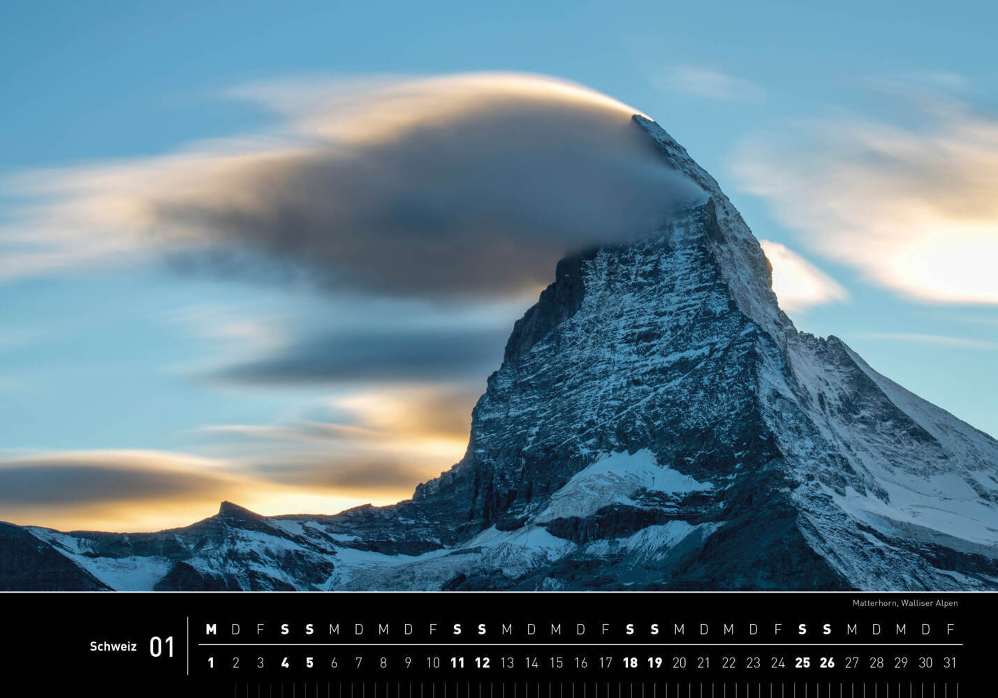 Bild: 9783968555263 | 360° Schweiz Premiumkalender 2025 | Christian Heeb | Kalender | 13 S.