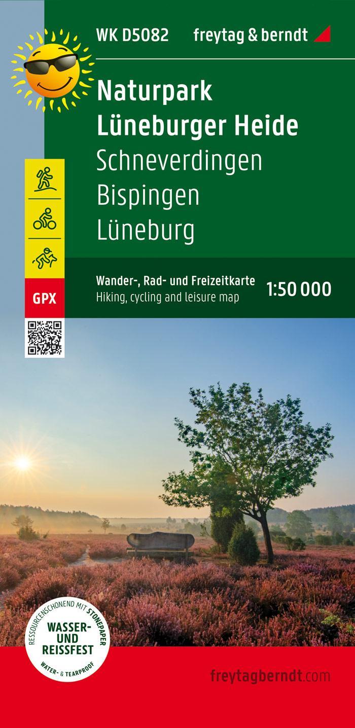 Cover: 9783707920581 | Naturpark Lüneburger Heide, Wander-, Rad- und Freizeitkarte...