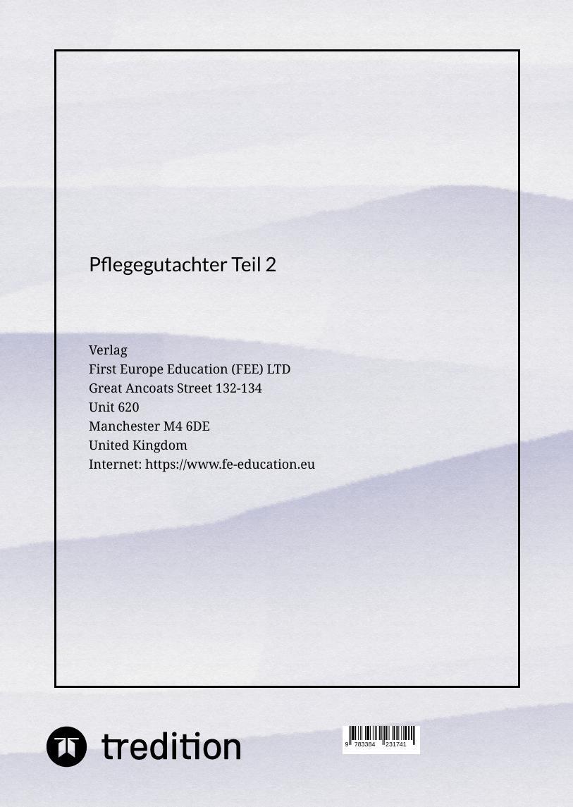 Rückseite: 9783384231741 | Der Sachverständige in der Pflege Band 6 | Pflegegutachter Teil 2