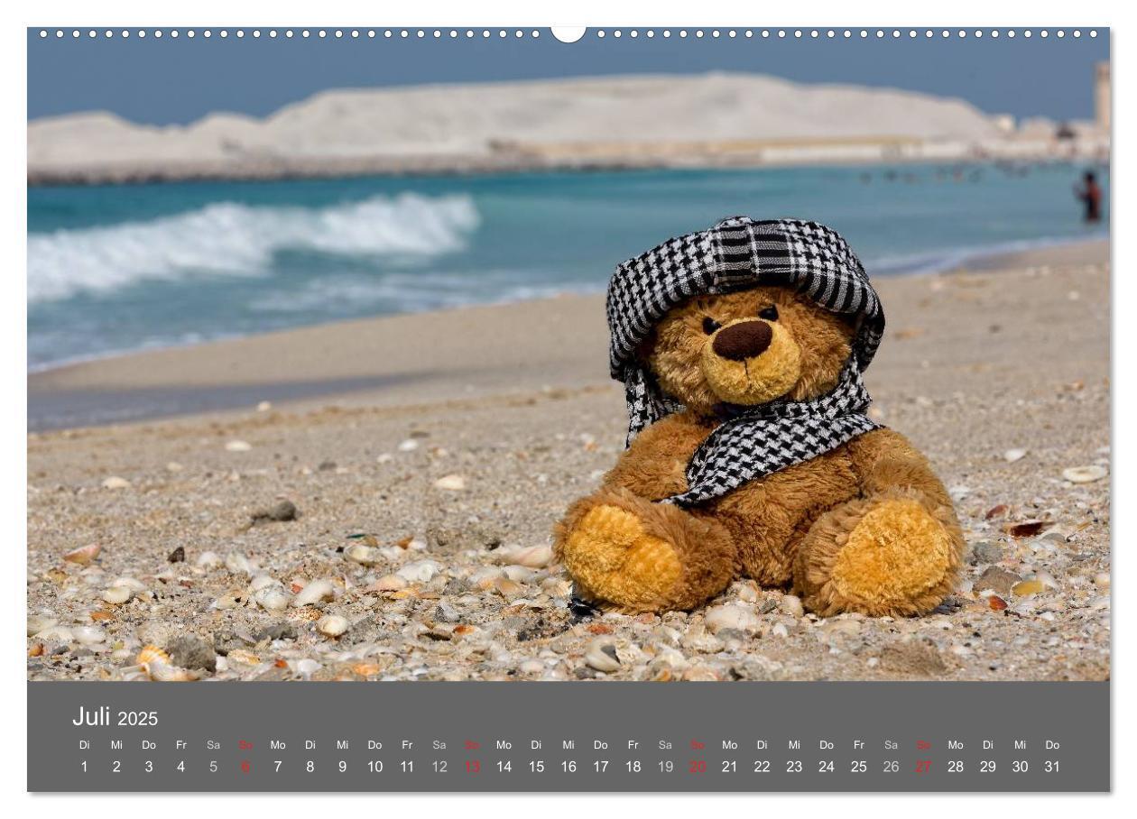 Bild: 9783435490356 | Travelling Teddy 2025 (hochwertiger Premium Wandkalender 2025 DIN...