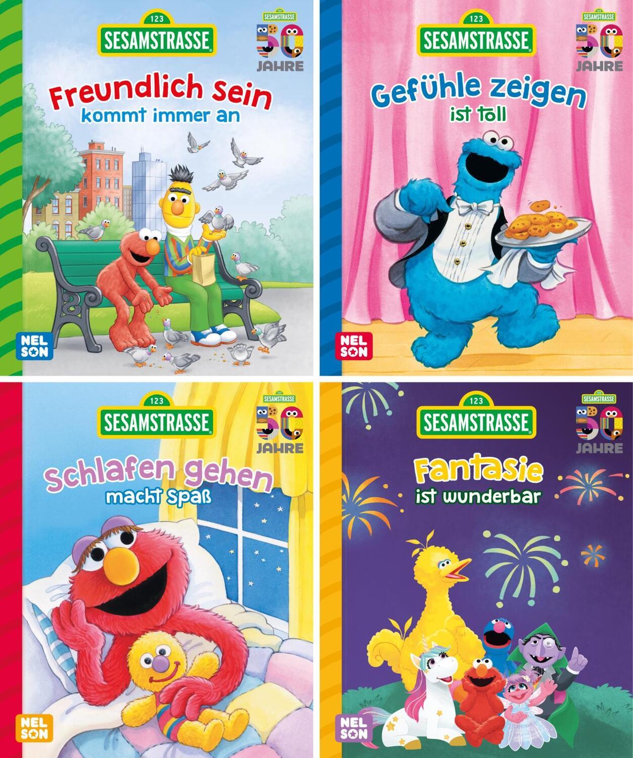 Cover: 9783845124063 | Nelson Mini-Bücher: Sesamstraße 1-4 | Nelson Mini-Bücher | Deutsch