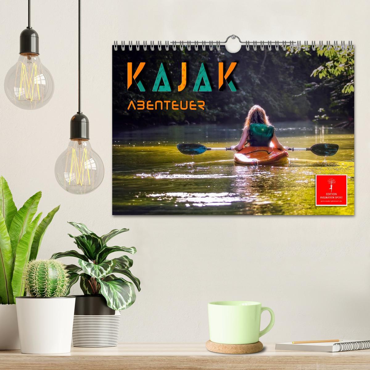 Bild: 9783383923432 | Kajak Abenteuer (Wandkalender 2025 DIN A4 quer), CALVENDO...