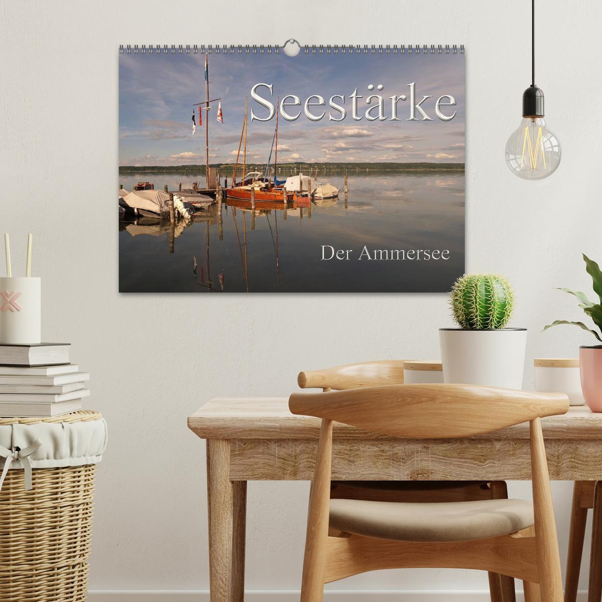 Bild: 9783435705573 | Seestärke - Der Ammersee (Wandkalender 2025 DIN A3 quer), CALVENDO...