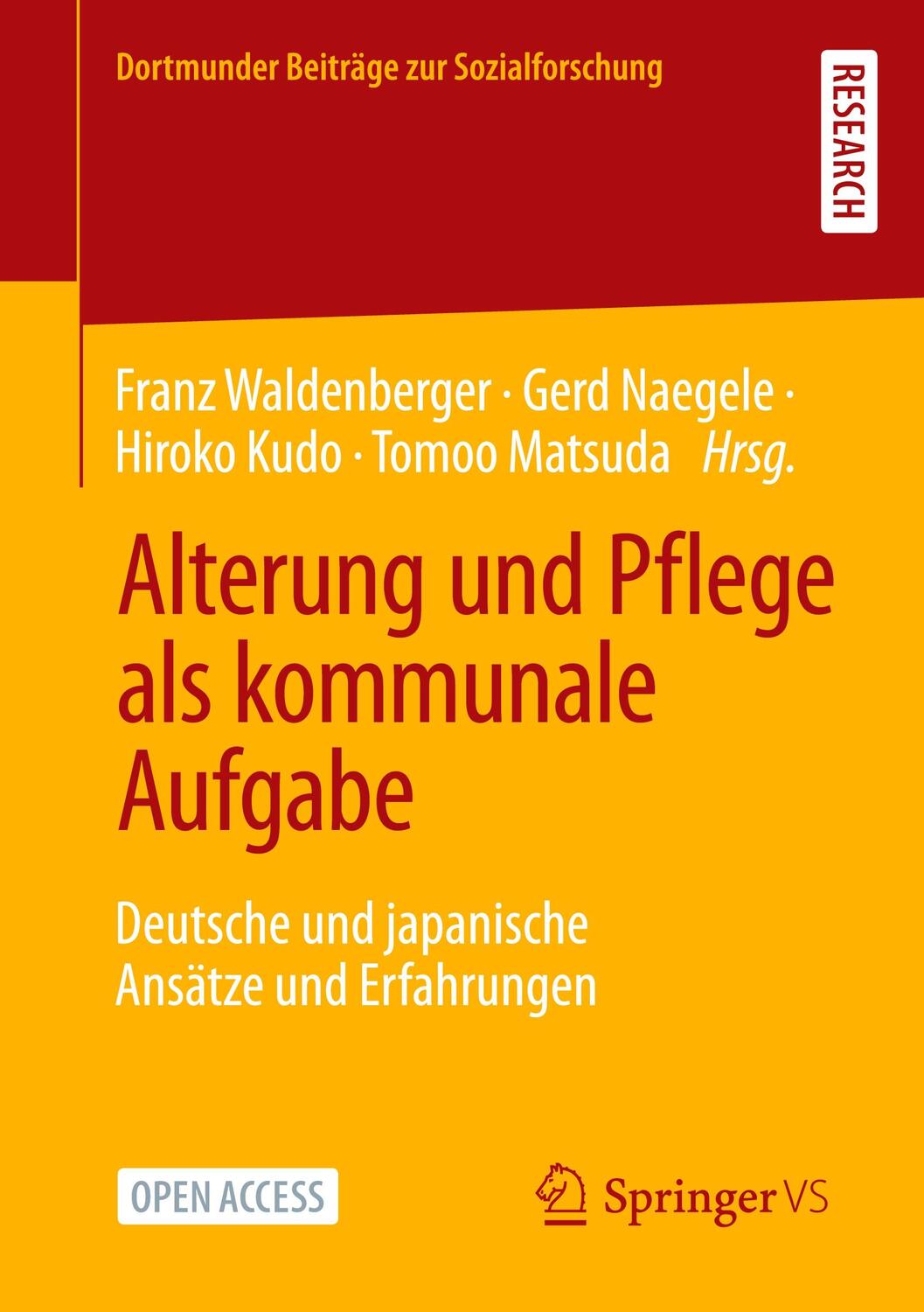 Cover: 9783658368432 | Alterung und Pflege als kommunale Aufgabe | Franz Waldenberger (u. a.)