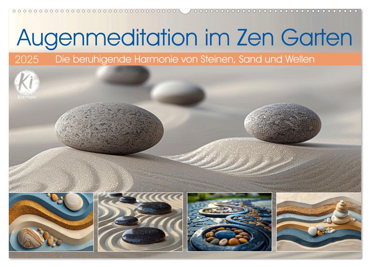 Cover: 9783457137765 | Augenmeditation im Zen Garten (Wandkalender 2025 DIN A2 quer),...