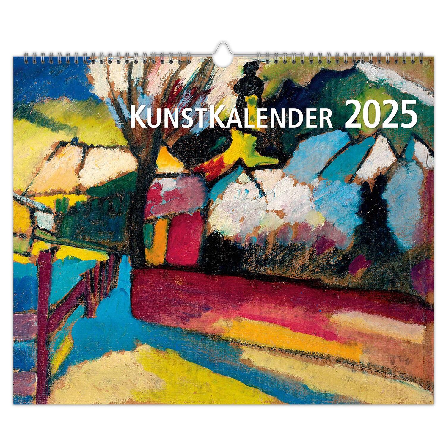 Cover: 4260188017825 | Kunstkalender 2025 | Der Wandkalender mit berühmten Meisterwerken