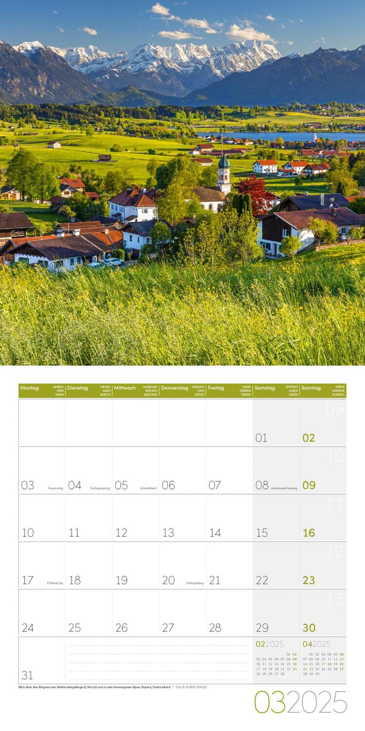 Bild: 9783838445144 | Alpen Kalender 2025 - 30x30 | Ackermann Kunstverlag | Kalender | 28 S.