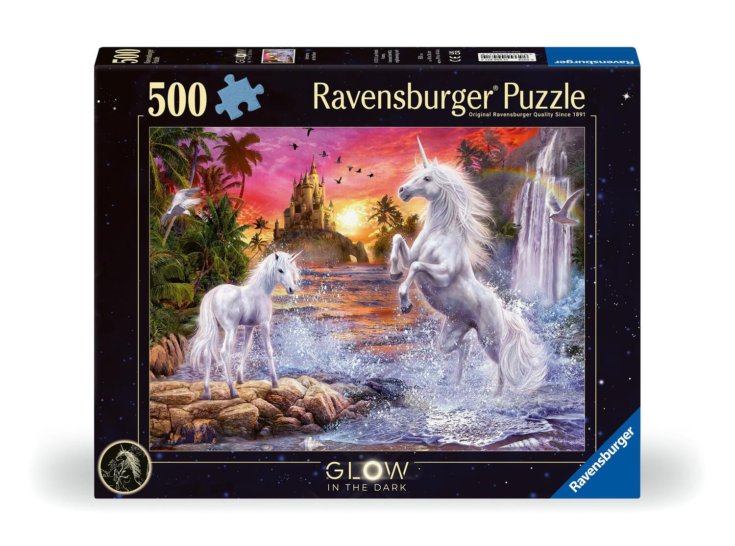 Cover: 4005555004714 | Ravensburger Puzzle 12000471 - Einhörner am Fluss - 500 Teile...