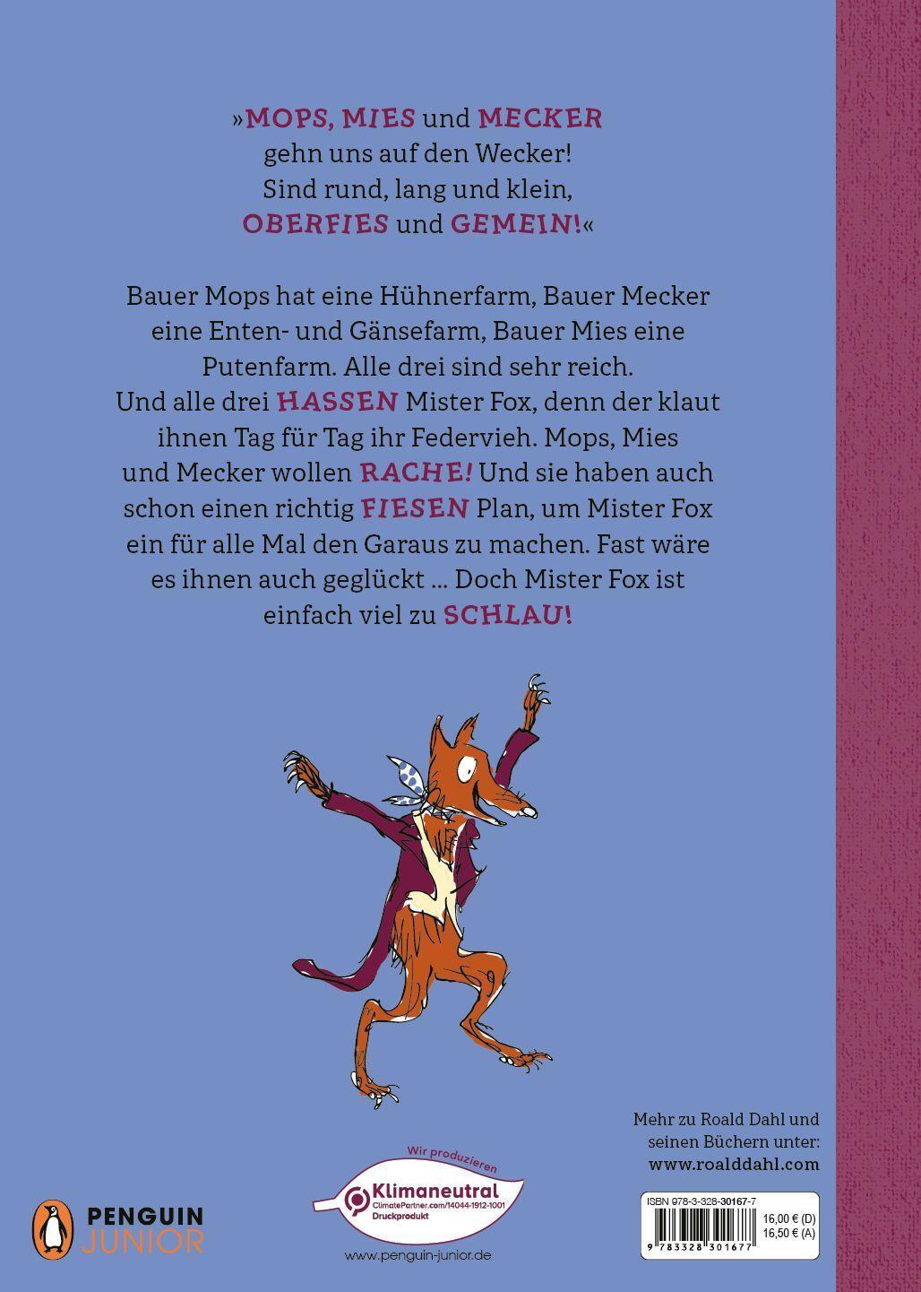 Bild: 9783328301677 | Der fantastische Mr. Fox | Roald Dahl | Buch | Deutsch | 2022
