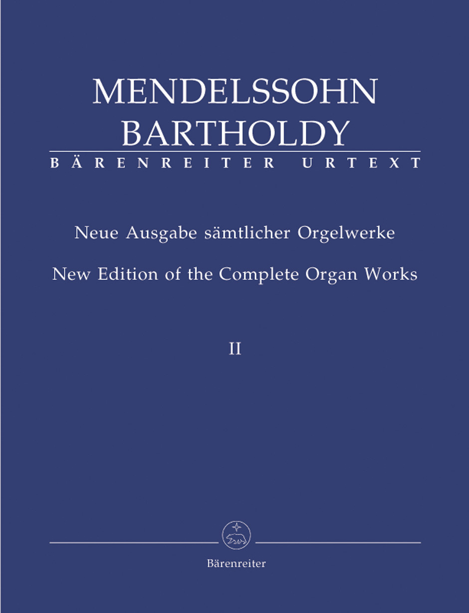 Cover: 9790006489251 | Organ Works Complete Vol.2 | Sechs Sonaten op.65 | Bartholdy | Buch