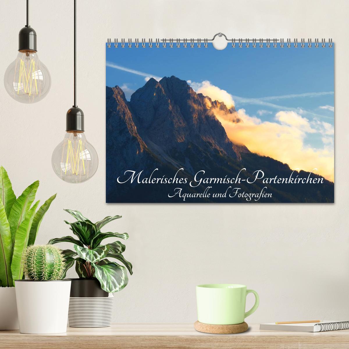 Bild: 9783435583805 | Malerisches Garmisch Partenkirchen - Aquarelle und Fotografien...