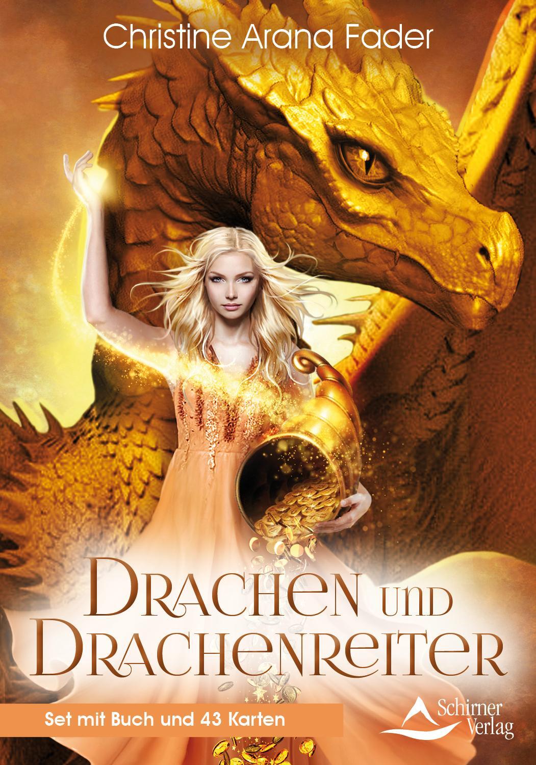 Cover: 9783843491983 | Drachen und Drachenreiter | - Set mit Buch und 43 Karten | Fader