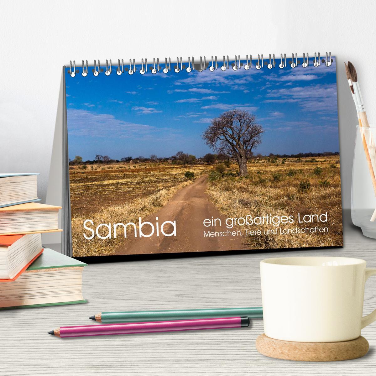 Bild: 9783435337477 | Sambia - ein großartiges Land (Tischkalender 2025 DIN A5 quer),...