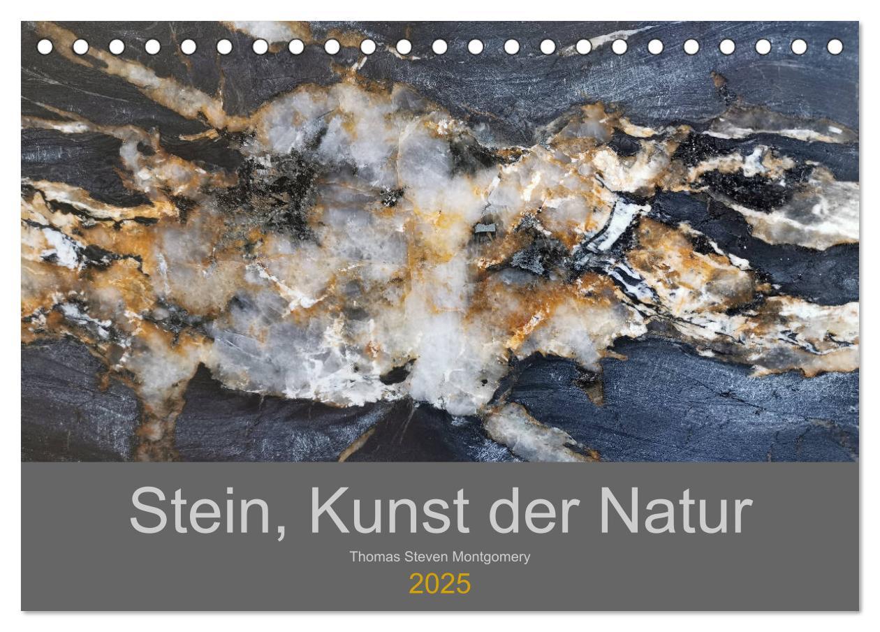 Cover: 9783435138555 | Stein, Kunst der Natur (Tischkalender 2025 DIN A5 quer), CALVENDO...