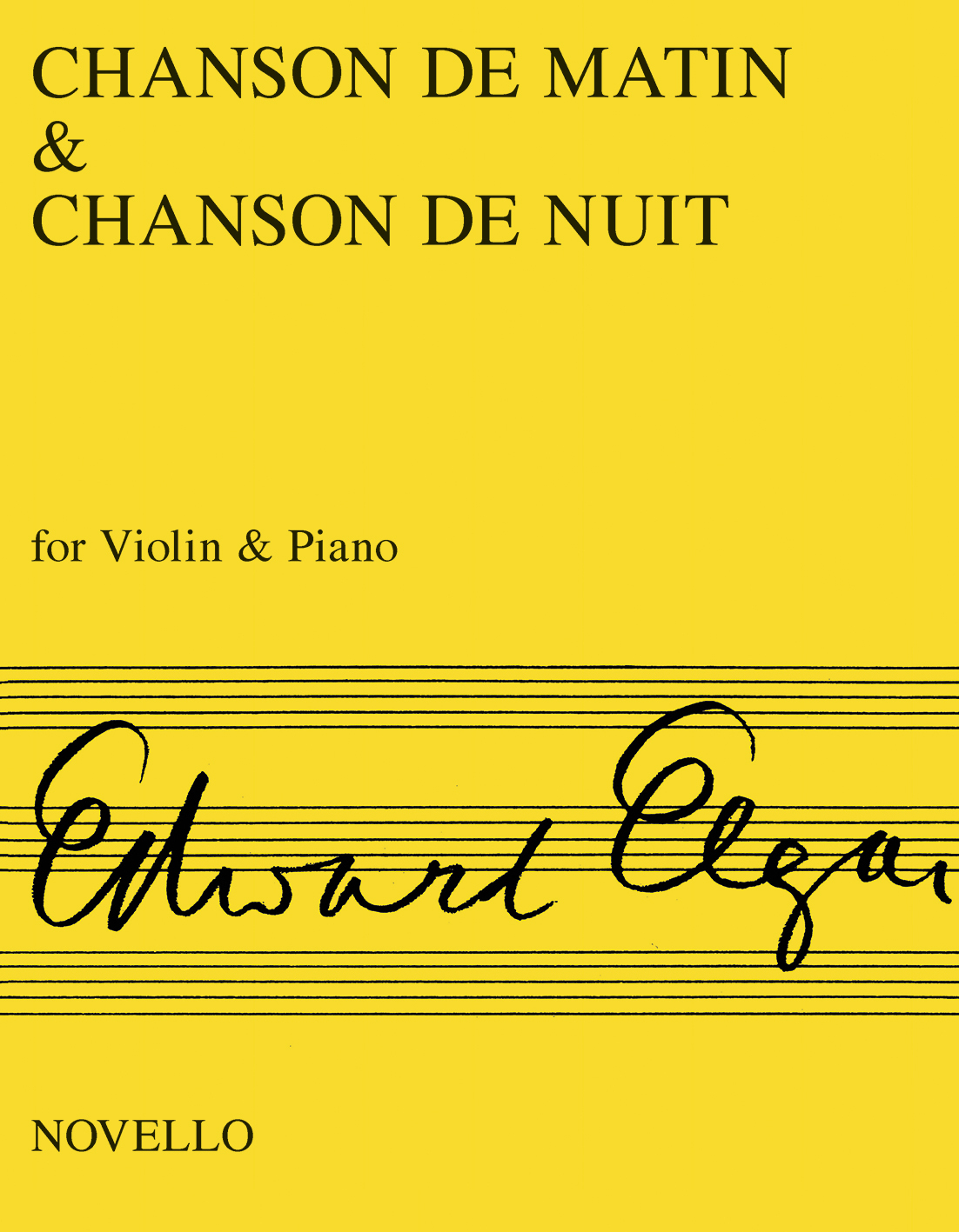 Cover: 9780853601722 | Chanson de Matin and Chanson de Nuit: For Violin and Piano | Buch