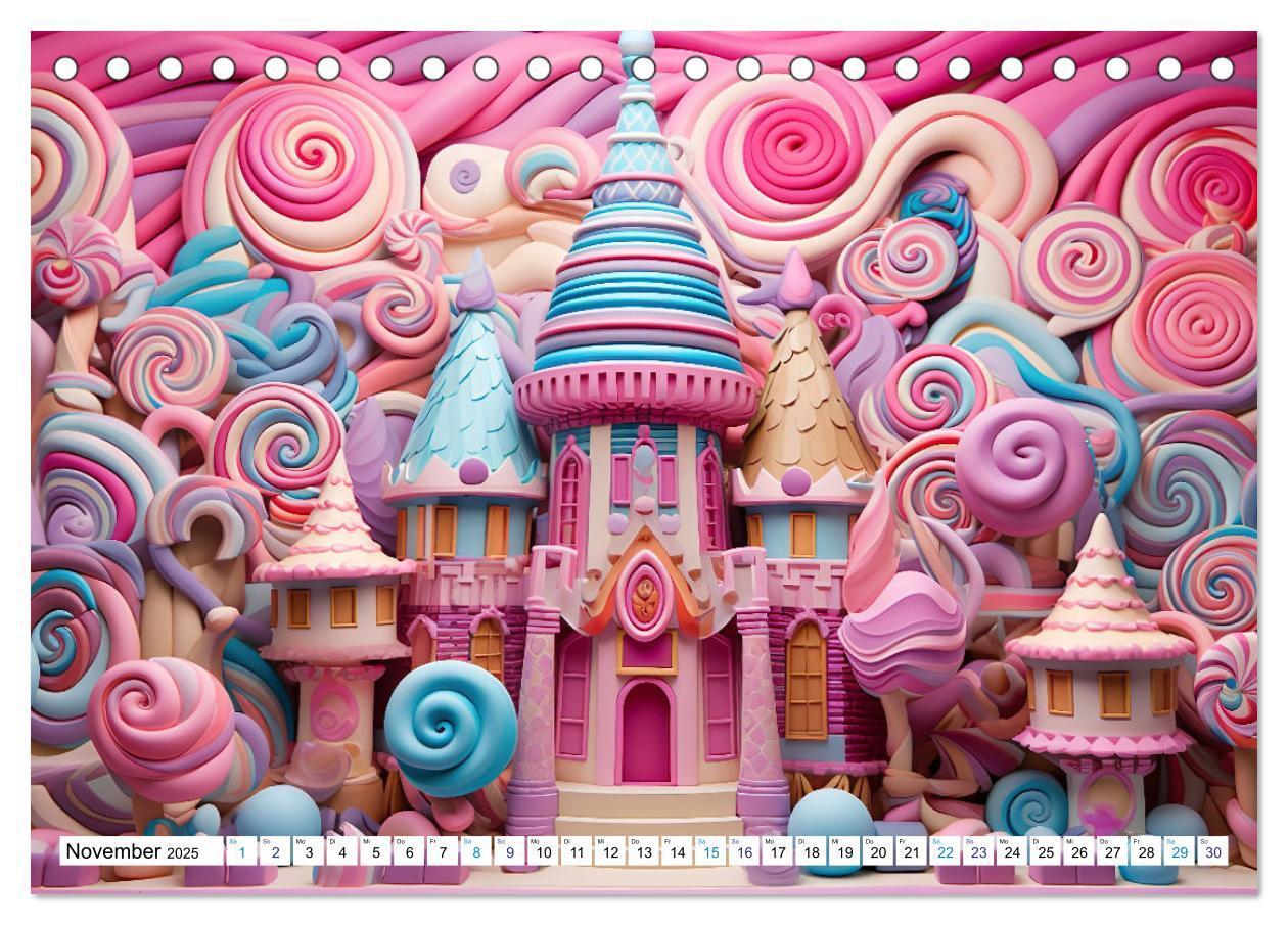 Bild: 9783383814747 | Zuckerträume im Candyland (Tischkalender 2025 DIN A5 quer),...