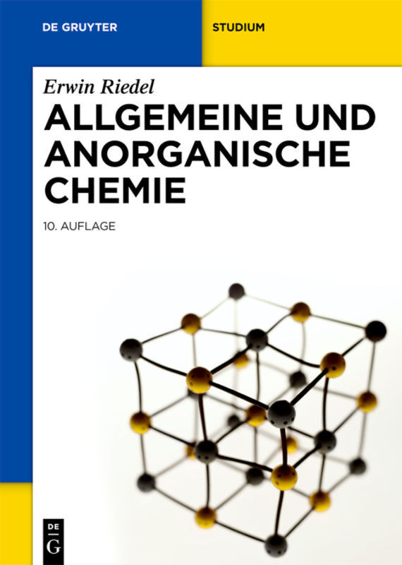 Cover: 9783110227819 | Allgemeine und Anorganische Chemie | Erwin Riedel | Taschenbuch