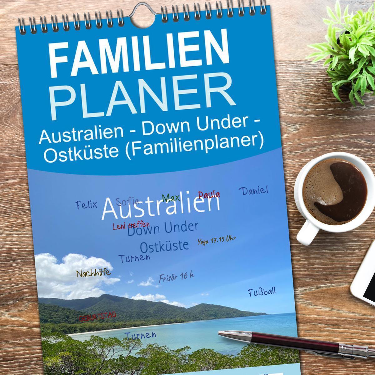 Bild: 9783457103715 | Familienplaner 2025 - Australien - Down Under - Ostküste...