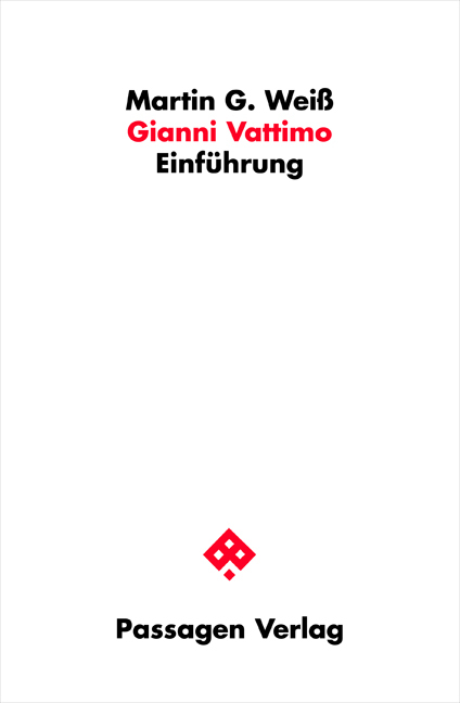 Cover: 9783709200582 | Gianni Vattimo | Einführung, Passagen Einführung | Martin G Weiß