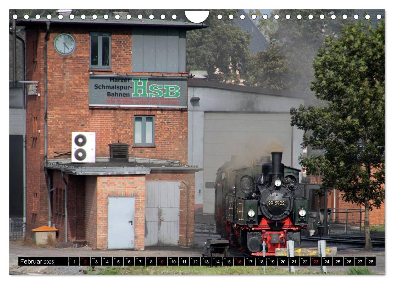 Bild: 9783435754960 | Die Brockenbahn - Mit Volldampf durch den Harz (Wandkalender 2025...