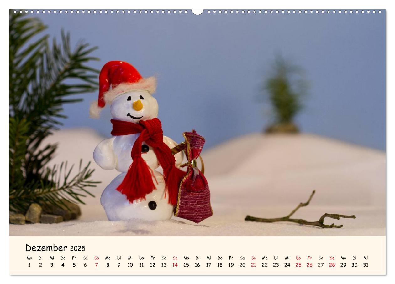 Bild: 9783435804016 | Schneemann des Monats 2025 (Wandkalender 2025 DIN A2 quer),...