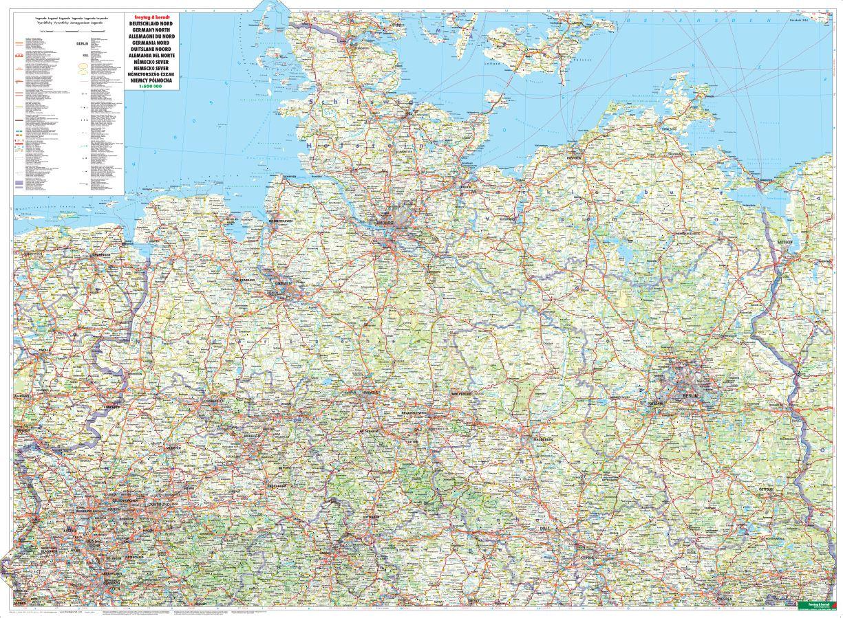 Bild: 9783850848596 | Deutschland, Straßenkarte 1:500.000, freytag &amp; berndt | KG | Deutsch