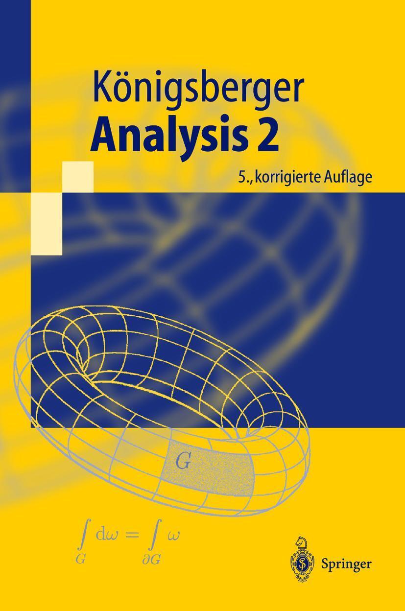 Cover: 9783540203896 | Analysis 2 | Konrad Königsberger | Taschenbuch | Springer-Lehrbuch