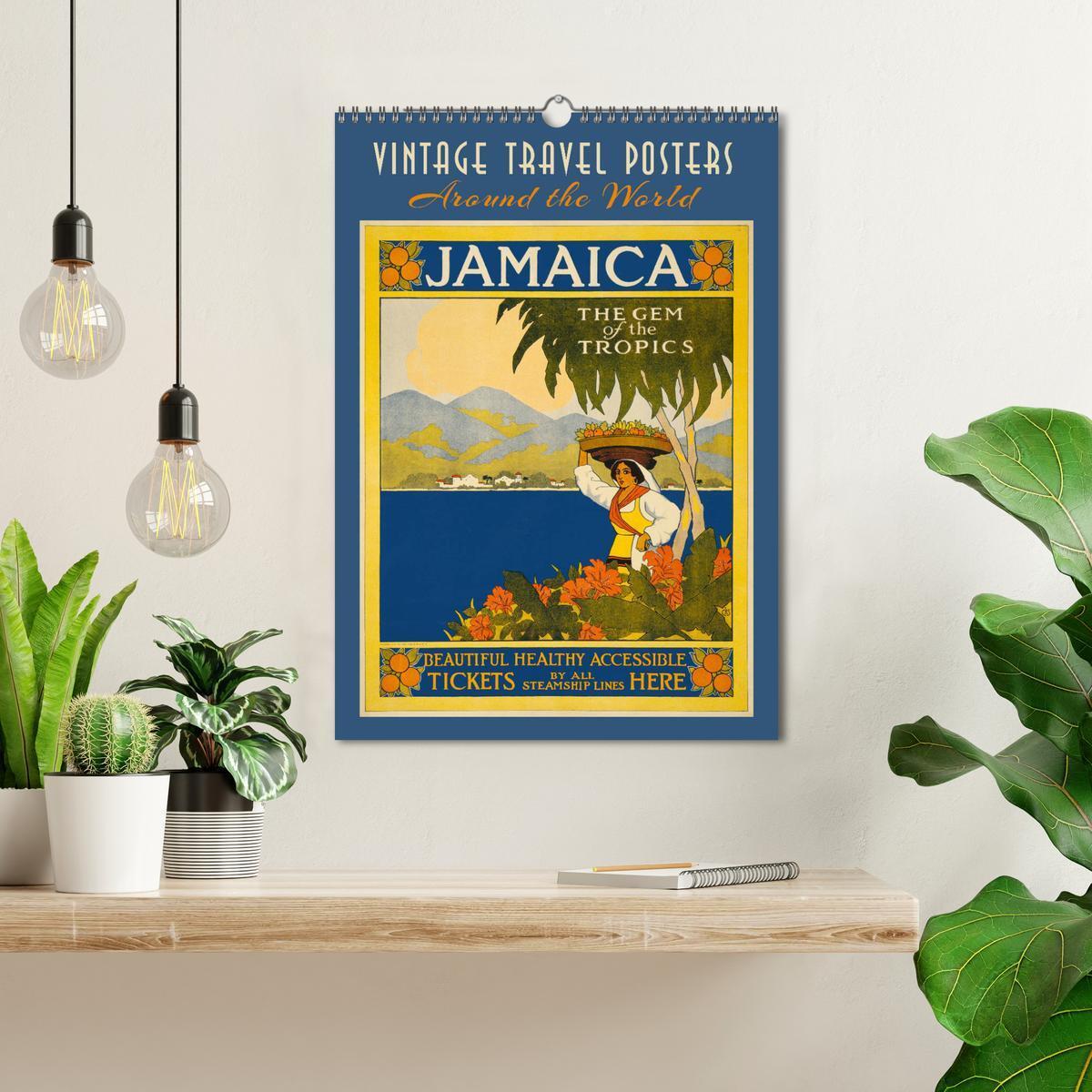 Bild: 9781325969876 | Vintage Travel Posters around the World (Wall Calendar 2025 DIN A3...