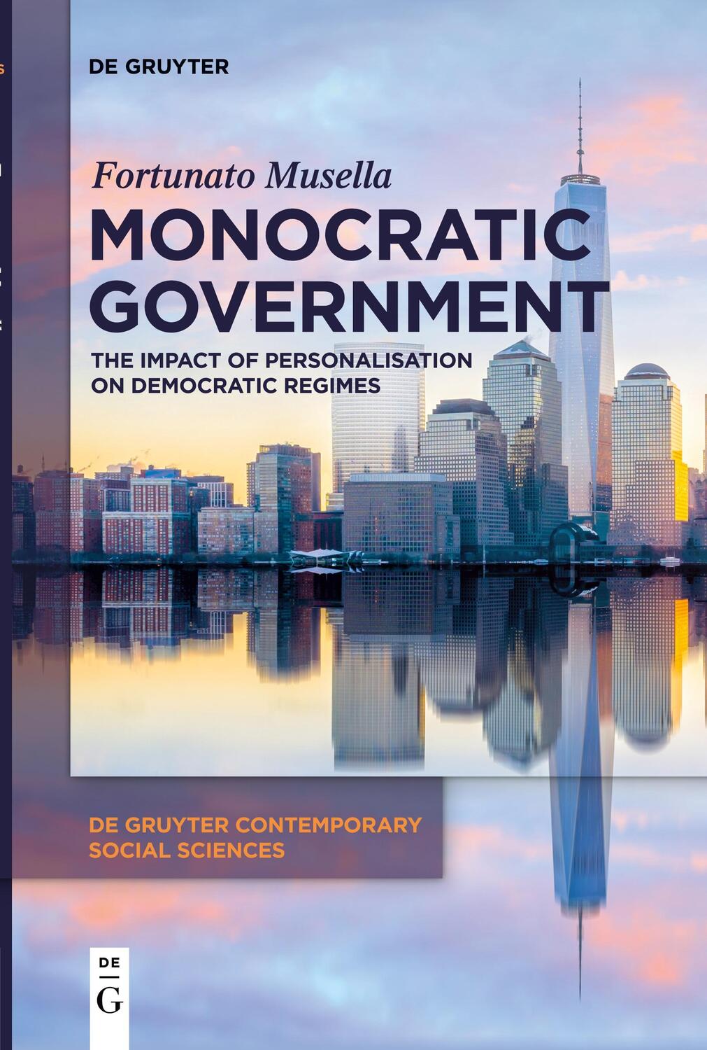 Cover: 9783110724714 | Monocratic Government | Fortunato Musella | Taschenbuch | ISSN | X