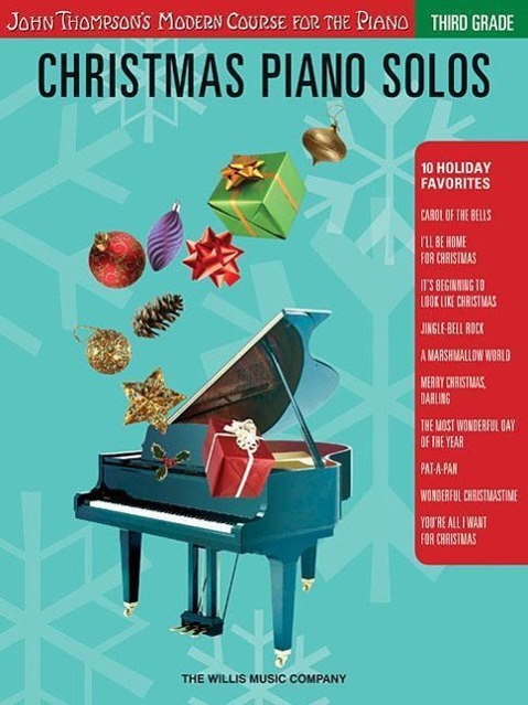 Cover: 9781423456919 | Christmas Piano Solos - Third Grade (Book Only): John Thompson's...