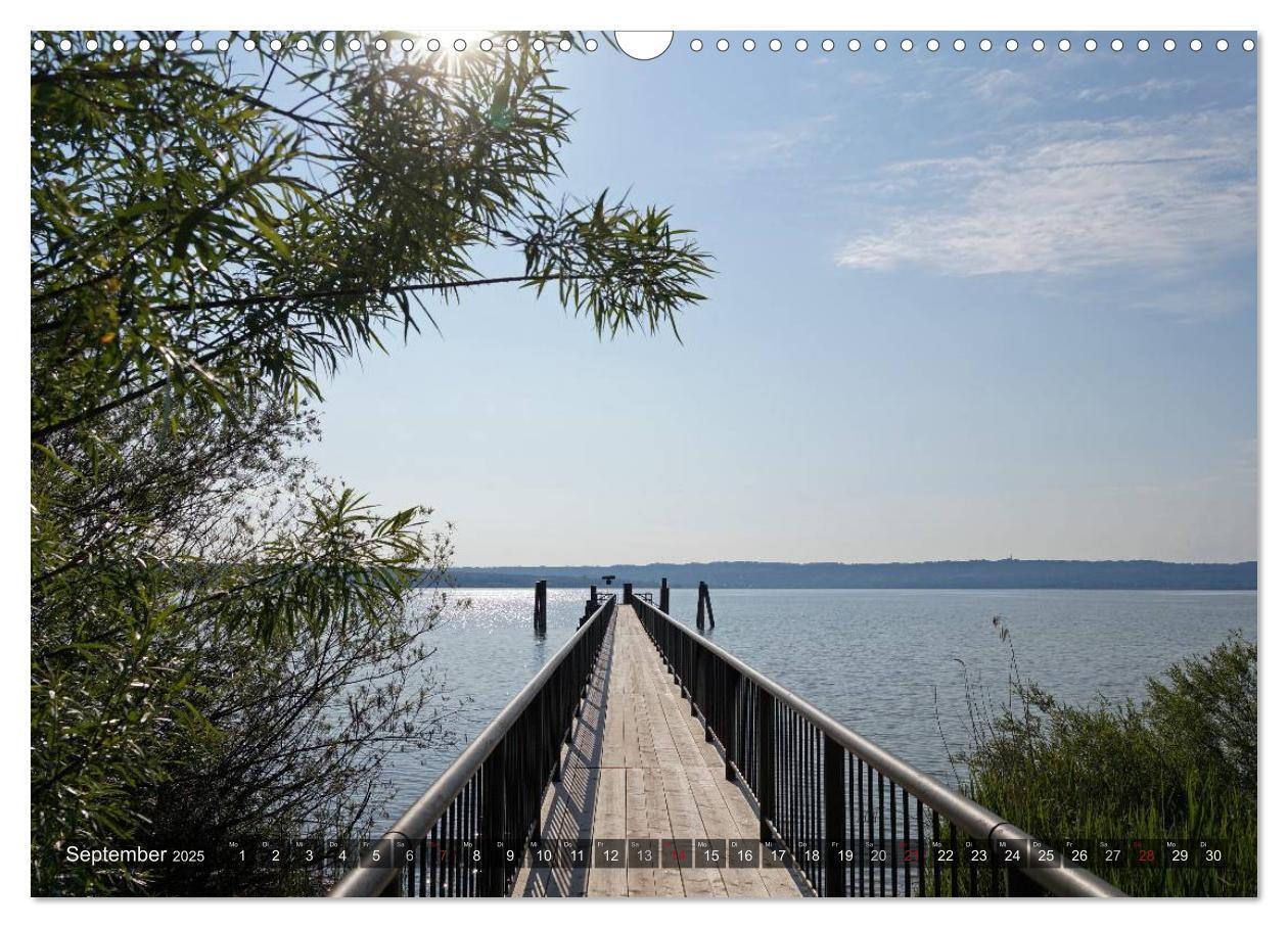 Bild: 9783435705573 | Seestärke - Der Ammersee (Wandkalender 2025 DIN A3 quer), CALVENDO...