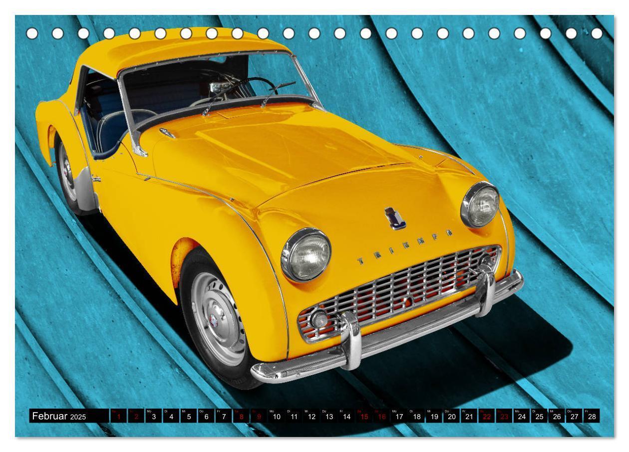 Bild: 9783435243617 | 2025 Oldtimer by aRi F. (Tischkalender 2025 DIN A5 quer), CALVENDO...