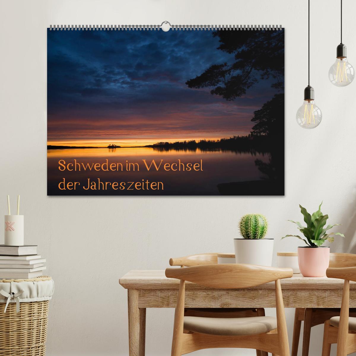 Bild: 9783435535019 | Schweden im Wechsel der Jahreszeiten (Wandkalender 2025 DIN A2...