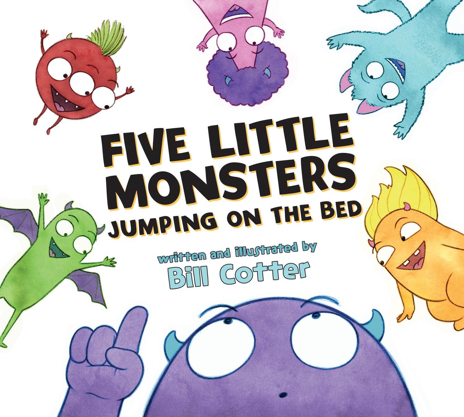 Cover: 9781728262628 | Five Little Monsters Jumping on the Bed | Bill Cotter | Taschenbuch