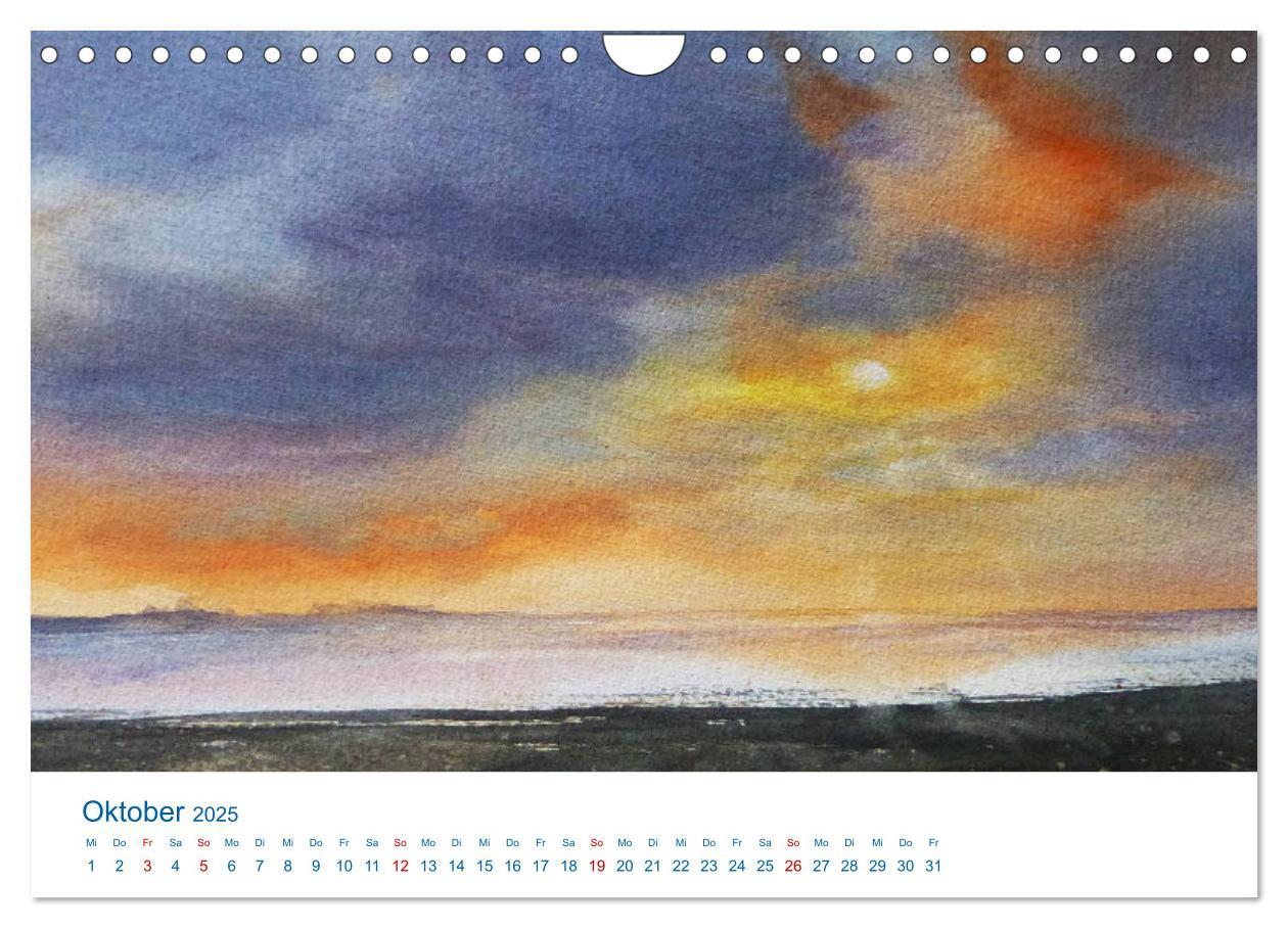 Bild: 9783457146620 | Föhr - Aquarelle (Wandkalender 2025 DIN A4 quer), CALVENDO...