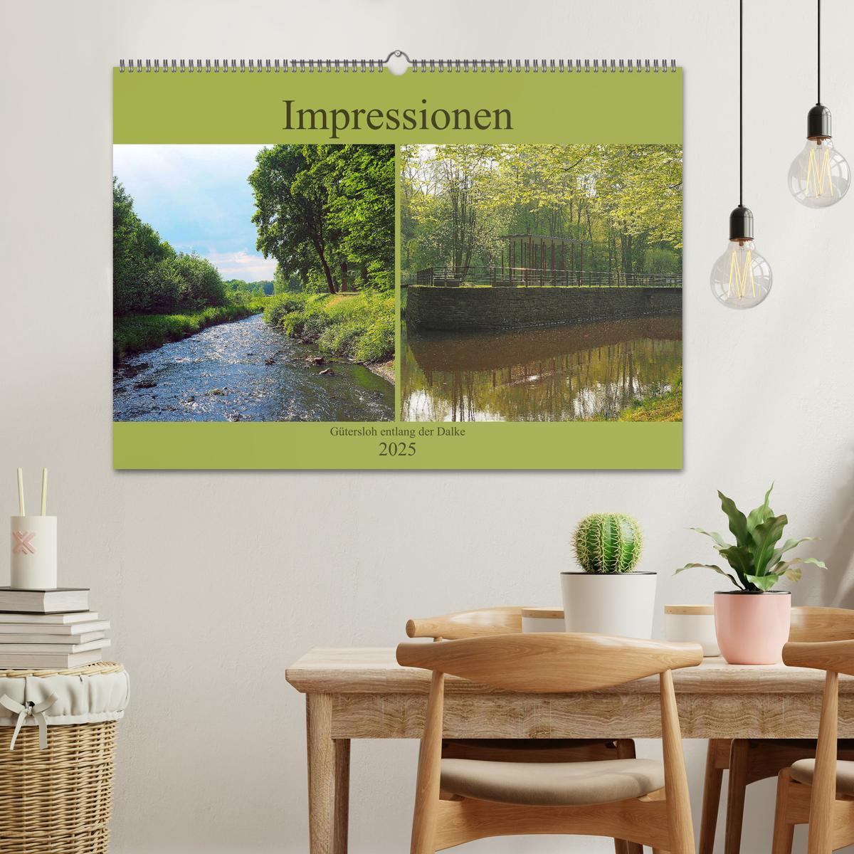 Bild: 9783435317097 | Impressionen - Gütersloh entlang der Dalke (Wandkalender 2025 DIN...