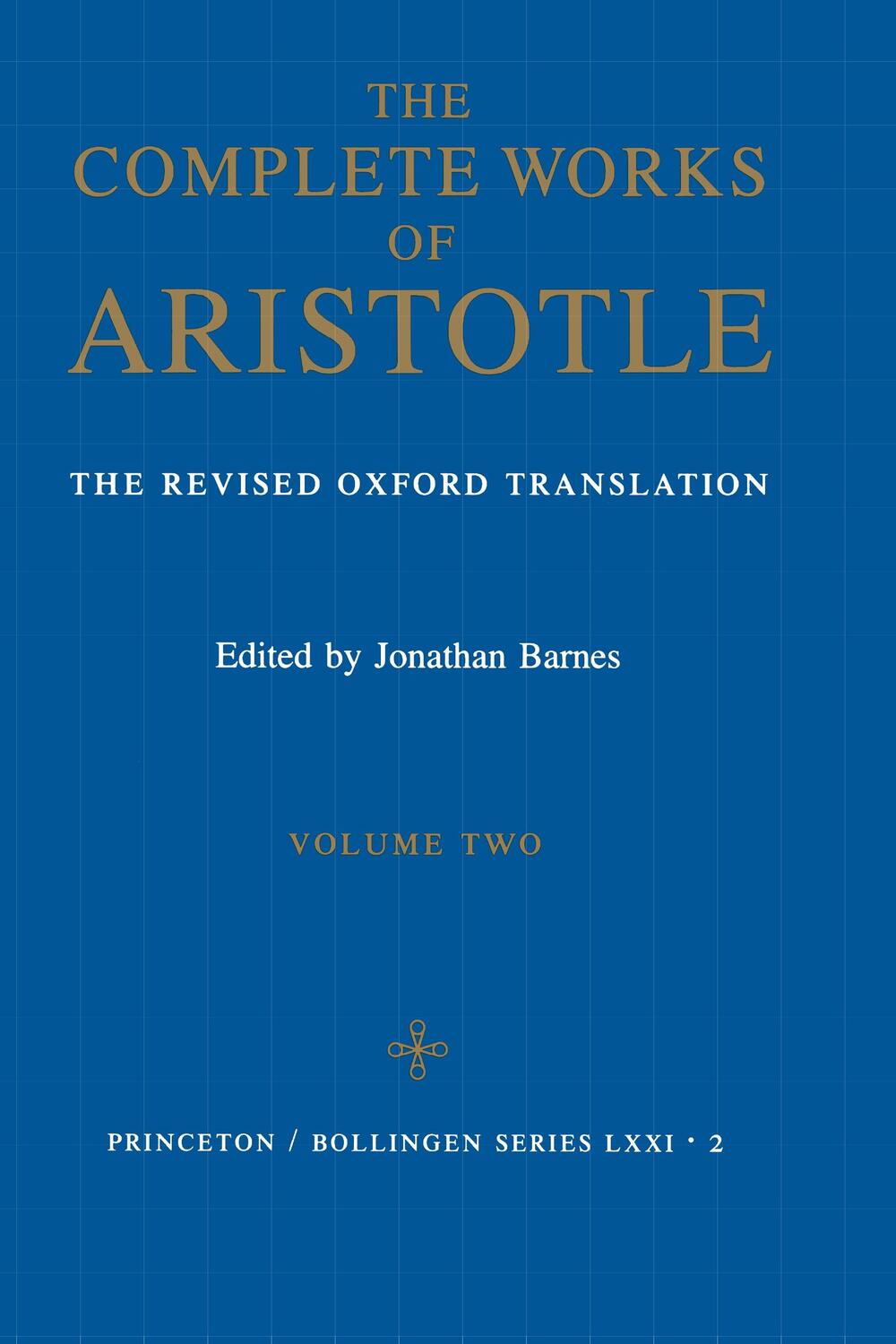 Cover: 9780691016511 | The Complete Works of Aristotle, Volume Two | Aristotle | Buch | 1984