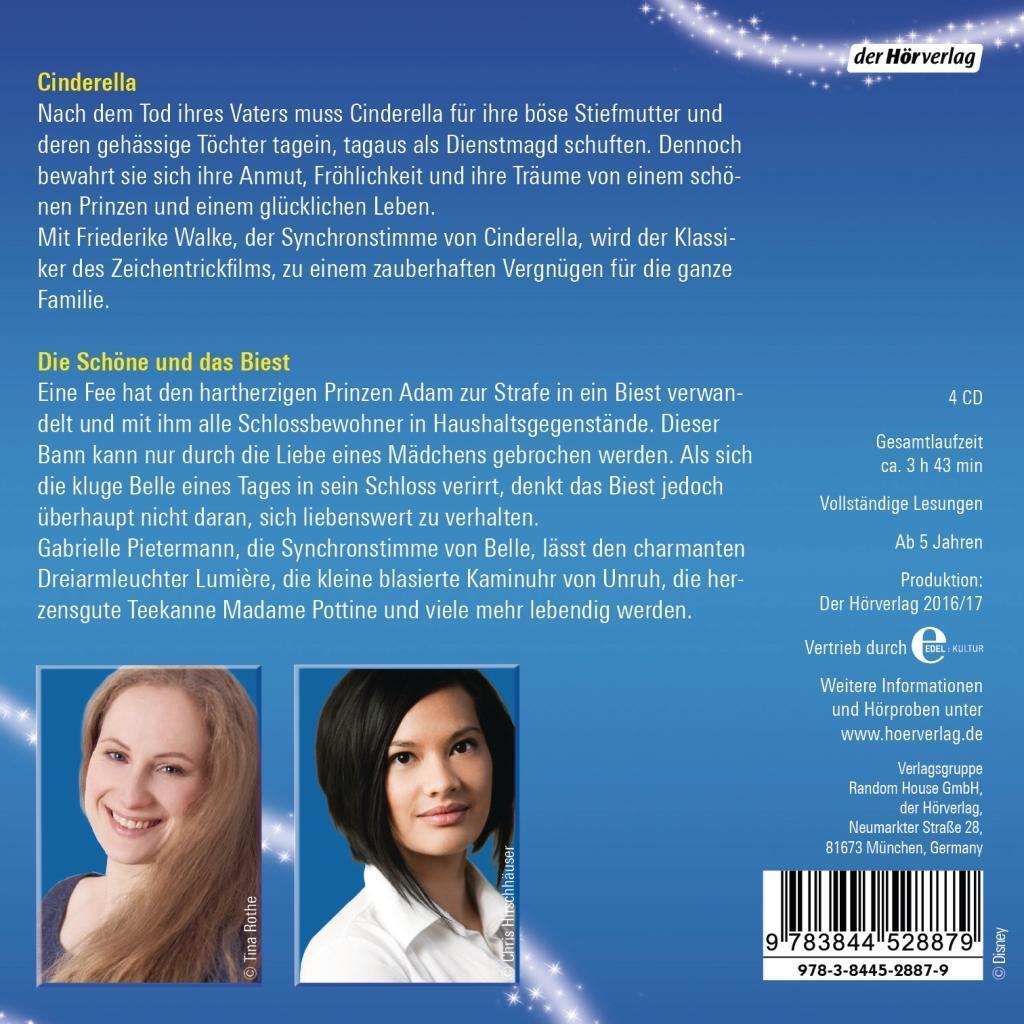 Bild: 9783844528879 | Disney Prinzessin: Die Schöne und das Biest - Cinderella | Audio-CD