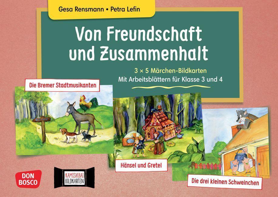 Cover: 4260694922125 | Von Freundschaft und Zusammenhalt - 3 x 5 Märchen-Bildkarten. Mit...