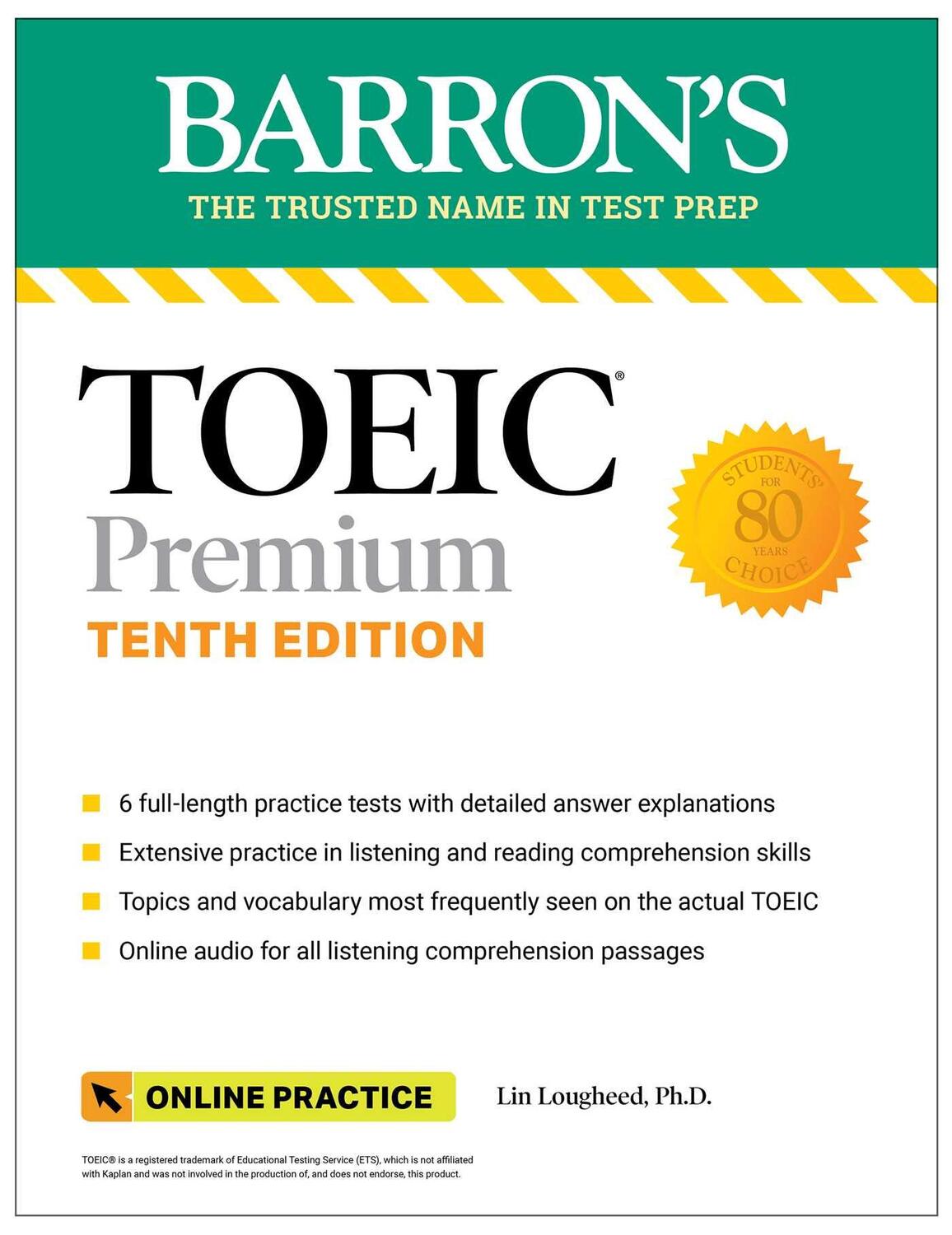 Cover: 9781506288123 | TOEIC Premium: 6 Practice Tests + Online Audio | Lin Lougheed | Buch