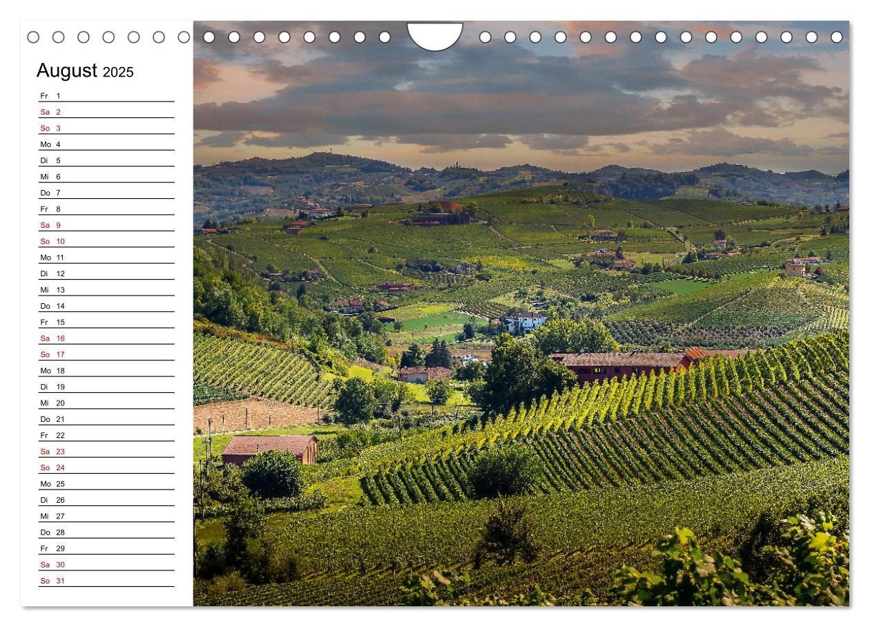 Bild: 9783435344314 | Piemont und Turin (Wandkalender 2025 DIN A4 quer), CALVENDO...