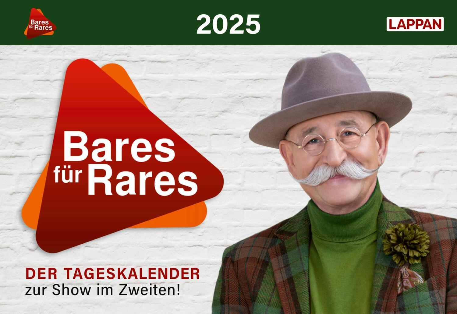 Cover: 9783830321897 | Bares für Rares - Tageskalender 2025 | Lappan Verlag | Kalender | 2025