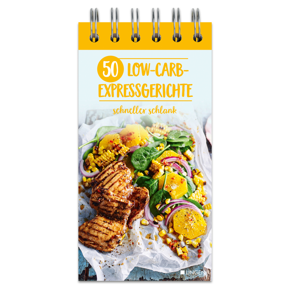 Cover: 9783963472206 | 50 Low-Carb-Expressgerichte | Taschenbuch | Spiralbindung | 100 S.