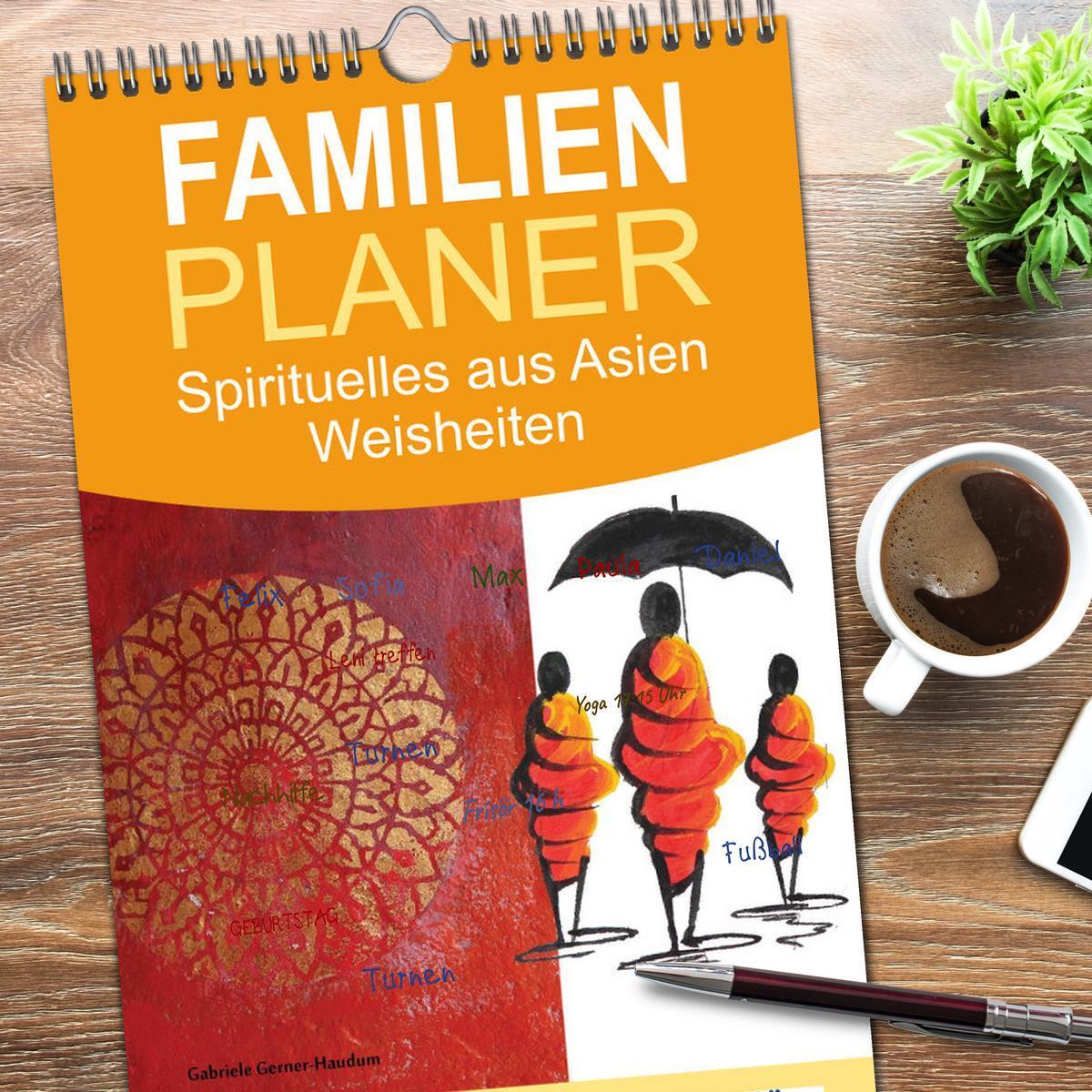 Bild: 9783457104521 | Familienplaner 2025 - Spirituelles aus Asien - Weisheiten 2025 mit...